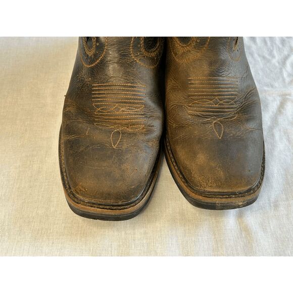 Men's Wolverine Western Work Boots, Size 8.5M Waterproof, Slip Resistant Brown - Picture 3 of 9